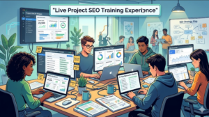 SEO practical training with live website optimization projects and real implementation exercises